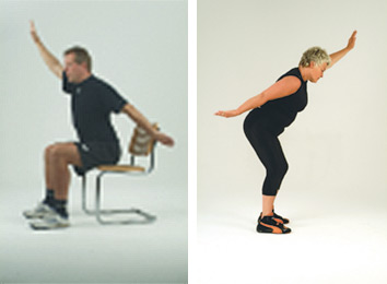 Cvičenie na posilnenie brušného a chrbtového svalstva